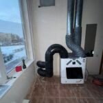 Zehnder Q rekuperatoriaus montavimas renovuojamame pastate su prijungtais ortakiais ir oro kanalais