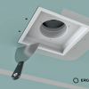 Priglaistomas difuzorius ERGOVENT KVADRO - 125mm