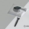 Priglaistomas difuzorius ERGOVENT KVADRO - 125mm