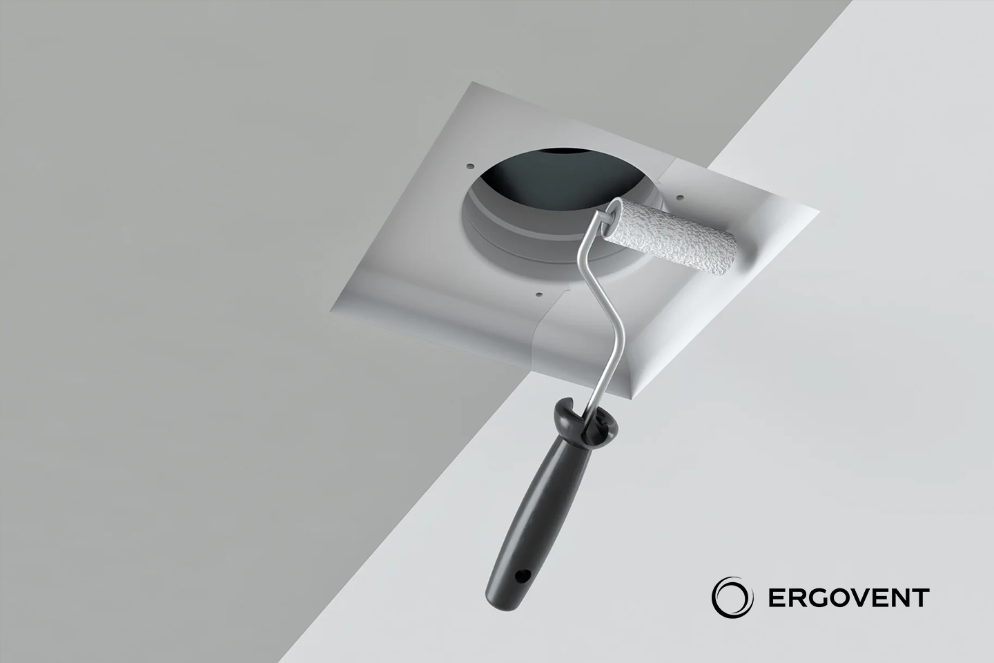 Priglaistomas difuzorius ERGOVENT KVADRO - 125mm