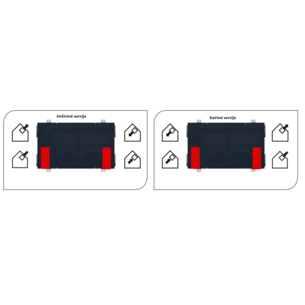Zehnder Paul Climos F-200 Eco entalpinis rekuperatorius