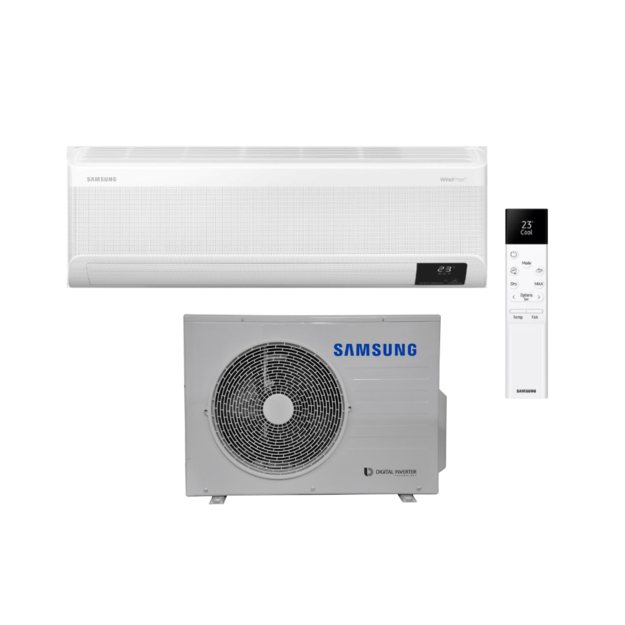 SAMSUNG-SIENINIS-BEVĖJIS-ELITE-GEO-WINDFREE-3-5-4-0-KW-ORO-KONDICIONIERIAUS-KOMPLEKTAS