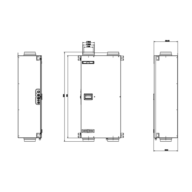 Zehnder ComfoAir 200 entalpinis rekuperatorius